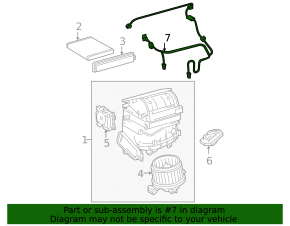 Heater wiring Lexus CT200h 11-17