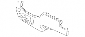 Kia Sorento 16-20 black lower front panel trim