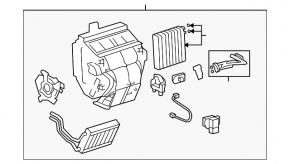 Heater assembly for Toyota Highlander 2001-2007