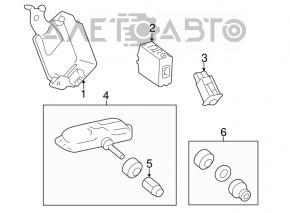RECEIVER ASSY, TIRE PRESSURE MONITOR Lexus CT200h 11-17