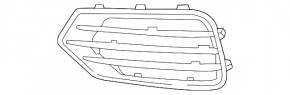 Front bumper grille frame left Audi Q3 8U 16-18 under the bumper from 2 parts