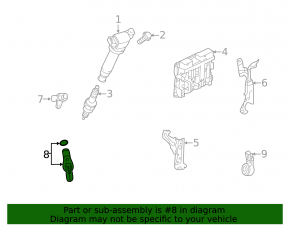 Crankshaft Position Sensor Toyota Highlander 20-22 3.5