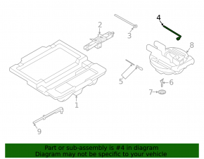 Subaru Outback 20-24 wheel spanner