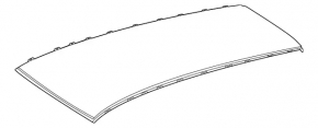 Metal roof for Mercedes H247 GLA 20-26 without panoramic windows