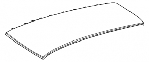 Metal roof for Mercedes H247 GLA 20-26 without panoramic windows