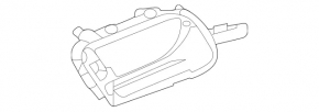 Mercedes X247 GLB 20-26 beige inner rear left door handle