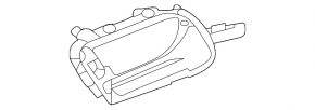 Mercedes X247 GLB 20-26 beige inner rear left door handle