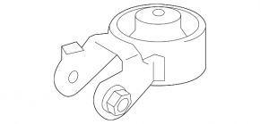 Upper engine mount for Toyota Prius C 12-19