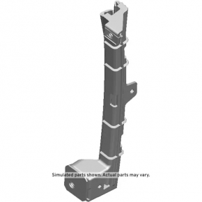 Rear right door glass guide Chevrolet Cruze 16-