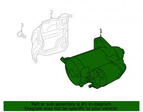 Lexus GX460 10-23 Starter
