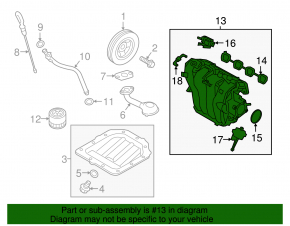 Intake manifold Hyundai Veloster 12-17