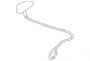 Antenna fin Honda Civic X FC 16-21
