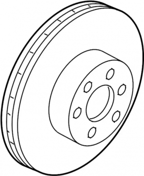 Rear left brake disc Nissan Pathfinder 13-20 16mm