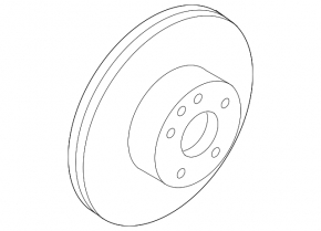 Rear left brake disc Nissan Pathfinder 13-20 16mm