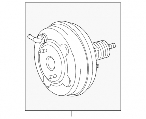 Vacuum Booster Lexus IS250 06-13 AWD