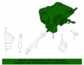 Lexus CT200h 11-17 electric steering column