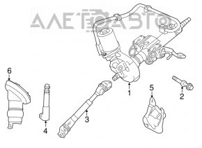 Lexus CT200h 11-17 electric steering column