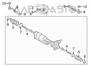 Left steering rod for Audi E-Tron 19-23