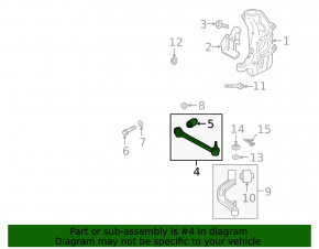 Lower front left control arm Kia Stinger 18-23