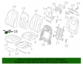 BMW X5 G05 19-22 Driver's Seat Wiring