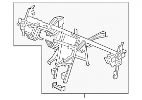 Under-torpedo pipe reinforcement Honda CRV 17-22