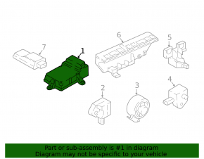 BMW 5 G30 21-23 SRS Airbag Computer Module