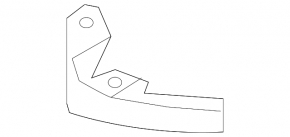 Mudguard threshold rear left Infiniti Q50 14-24