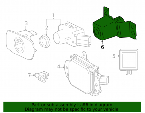Toyota Land Cruiser 24-26 Front View Camera