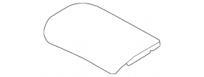Nissan Rogue 17-20 leather armrest, beige