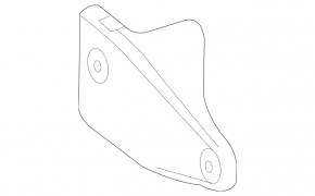 Upper right radiator bracket Mercedes Metris W447 16-23