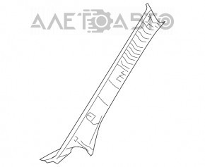 Front pillar trim left Mazda3 03-08