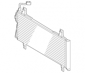 Mazda6 03-08 2.3 air conditioner condenser radiator