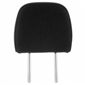 Rear left headrest for Ford Bronco Sport 2021-25, black and dark gray leather combination