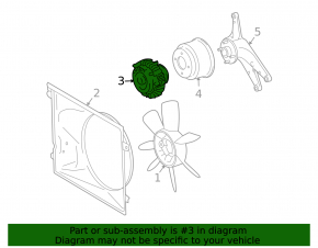Lexus GX460 10-23 viscous coupling