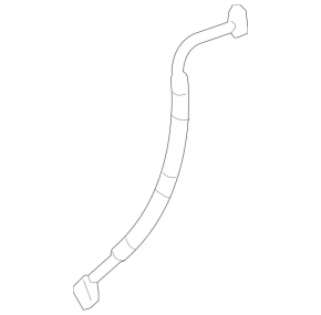 Mercedes X164 GL air conditioning compressor-heater hose