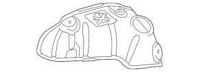Manifold protection front Toyota Sienna 04-10 3.5