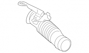 Air intake Lexus CT200h 11-13 air duct
