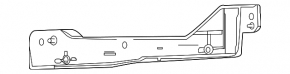 Left fog light bracket for Nissan Rogue 17-20