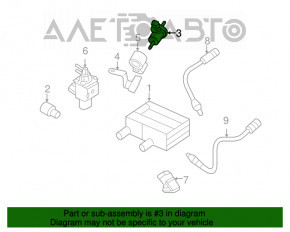 Hyundai Sonata 11-15 engine compartment purge valve