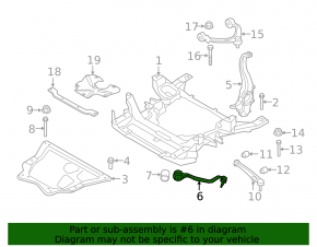 Lower control arm, front left, BMW X5 F15 15-18 M