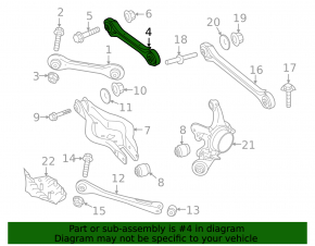 Rear right transverse control arm BMW 3 F30 12-18