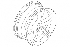 Wheel disk R17 BMW 3 F30 12-18 395 style, light beard