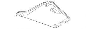 Rear center underbody protection Audi A6 C8 19-