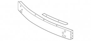 Front Bumper Reinforcement Lexus RX350 RX450h 10-15