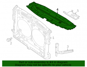 Nissan Pathfinder 22-25 TV trim panel