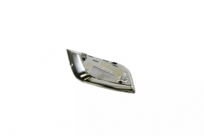 Front bumper plug frame for moldings right Jeep Grand Cherokee WK2 17-21 chrome