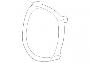 Acura ILX 19-22 grille molding for emblem
