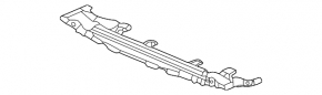 Lower radiator deflector for Acura TLX 20-25 Base, sh-awd, a-spec