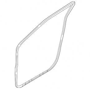 Door seal front right Nissan Rogue Sport 17-22