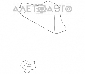 Antenna fin Toyota Highlander 14-16